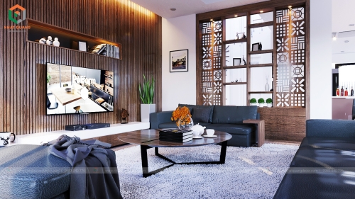 Thiết kế nội thất biệt thự đơn lập tại Vân Canh - Hà Nội